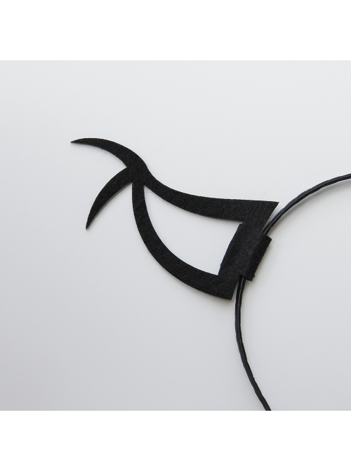 Halloween Party Retro Fashion Masquerade Sexy Black Red Demon Ears Female Headband