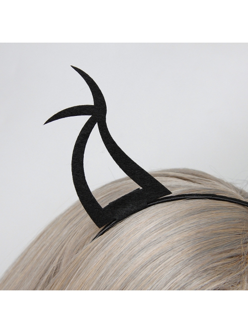 Halloween Party Retro Fashion Masquerade Sexy Black Red Demon Ears Female Headband
