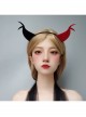 Halloween Creative Festival Party Gothic Punk Retro Black Red Devil Ears Male Female Headband