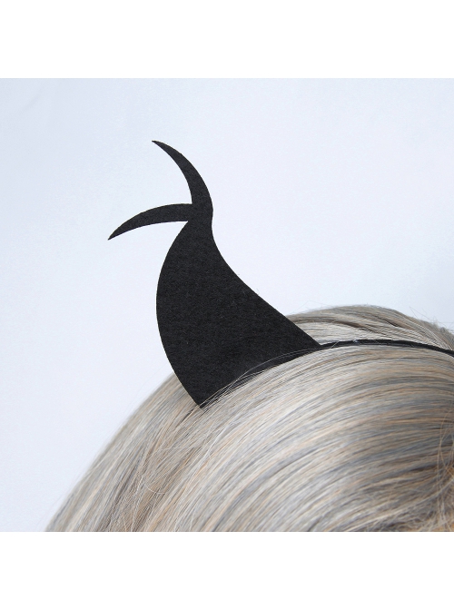 Halloween Creative Festival Party Gothic Punk Retro Black Red Devil Ears Male Female Headband