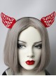 Halloween Retro Fashion Festival Red Devil Horns Adult Christmas Prom Female Headband