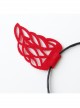 Halloween Retro Fashion Festival Red Devil Horns Adult Christmas Prom Female Headband