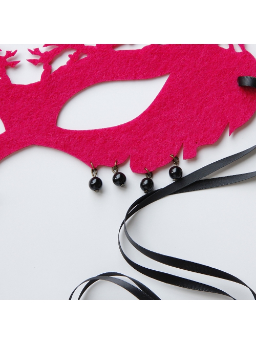 Halloween Christmas Sexy Black Flower Skeleton Hand Spider Grim Reaper Prom Half Face Male Female Adult Rose Red Mask