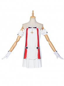 Genshin Impact Concert Klee Halloween Cosplay Costume Symphony Orchestra White Dress Full Set