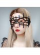 Punk Halloween Christmas Retro Fashion Blue Diamond Black Felt Prom Half Face Male Female Adult Mask