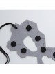 Halloween Male Female Fashion Personality Punk Future Mechanical Prom Black Polka Dot Grey Mask