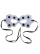 Halloween Male Female Fashion Personality Punk Future Mechanical Prom Black Polka Dot Grey Mask