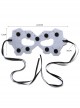 Halloween Male Female Fashion Personality Punk Future Mechanical Prom Black Polka Dot Grey Mask