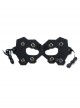 Halloween Male Female Retro Fashion Black Spider Adult Holiday Party Dress Up Prom Mask