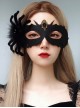 Halloween Retro Fashion Black Spider Grim Reaper Prom Half Face Male Female Adult Mask