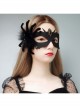 Halloween Retro Fashion Black Spider Grim Reaper Prom Half Face Male Female Adult Mask