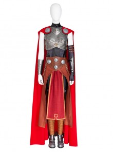 Thor Female Thor Jane Foster Battle Suit Halloween Cosplay Costume Full Set Without Shoes