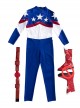 Stargirl Starman Battle Suit Halloween Cosplay Costume Full Set Without Shoes