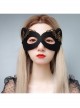 Halloween Retro Fashion Gear Black Animal Adult Male Female Prom Party Animal Ear Mask