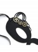 Halloween Retro Fashion Gear Black Animal Adult Male Female Prom Party Animal Ear Mask