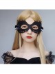 Fashion Retro Halloween Party Black Bow Animal Half Face Male Female Demon Mask