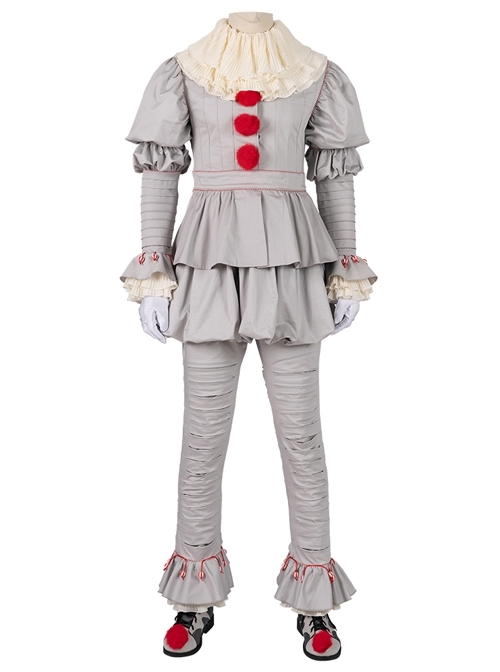 Movie It Chapter 2 Pennywise Halloween Cosplay Costume Full Set