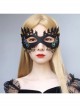 Personality Fashion Retro Halloween Spider Sapphire Fence Adult Male Female Black Mask