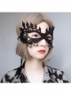 Personality Fashion Retro Halloween Spider Sapphire Fence Adult Male Female Black Mask