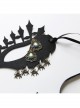 Personality Fashion Retro Halloween Spider Sapphire Fence Adult Male Female Black Mask