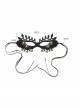 Personality Fashion Retro Halloween Spider Sapphire Fence Adult Male Female Black Mask