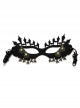 Personality Fashion Retro Halloween Spider Sapphire Fence Adult Male Female Black Mask