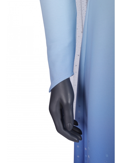 Frozen 2 Elsa Blue Dress Suit Halloween Cosplay Costume Full Set Without  Shoes - Magic Wardrobes