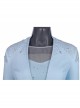 Frozen 2 Elsa Blue Dress Suit Halloween Cosplay Costume Full Set Without Shoes