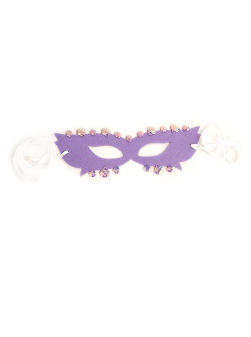 Christmas Easter Halloween Retro Fashion Shell Mermaid Masquerade Half Face Female Mask