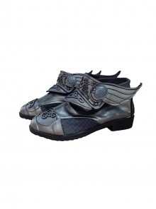 Thor Female Thor Jane Foster Battle Suit Halloween Cosplay Accessories Silver Boots