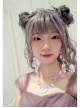 Elegant Fashion Mermaid White Crystal Laser Color Artificial Shell Female Long Earrings