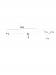 Seaside Tourism Cute Fashion Elegant Colorful Shell Female White Lace Pearl Collar
