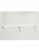 Seaside Tourism Cute Fashion Elegant Colorful Shell Female White Lace Pearl Collar