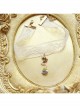 Seaside Tourism Cute Fashion Elegant Colorful Shell Female White Lace Pearl Collar