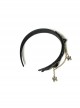 Fashion Retro Halloween Spider Tassel Black Rose Flower Funny Holiday Party Prom Female Headband