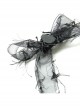 Fashion Personality Retro Halloween Black Spider Bow Tassel Adult Female Hairpin