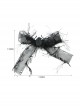 Fashion Personality Retro Halloween Black Spider Bow Tassel Adult Female Hairpin