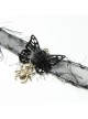 Retro Fashion Personality Halloween Spider Black Rose Butterfly Tassel Female Personality Choker