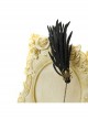Halloween Retro Fashion Black Wings Tassel Spider Gothic Holiday Female Headband