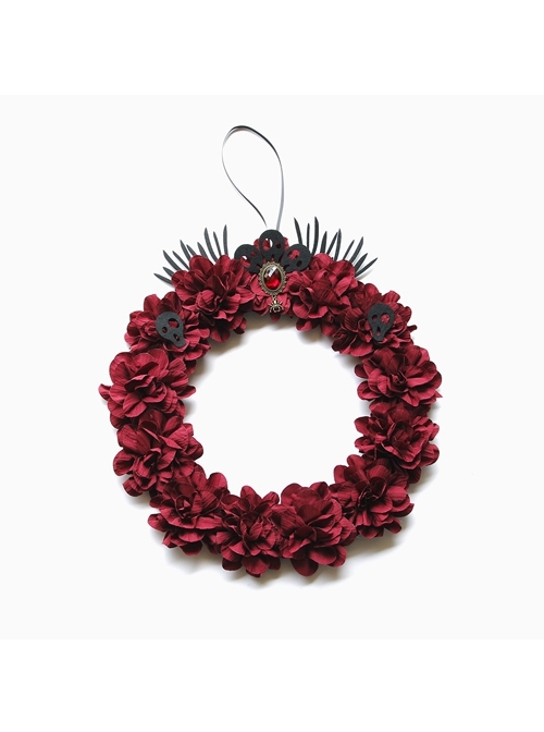 Halloween Skull Red Garland Creative Party Venue Decoration Pendant Wall Hanging Door Hanger