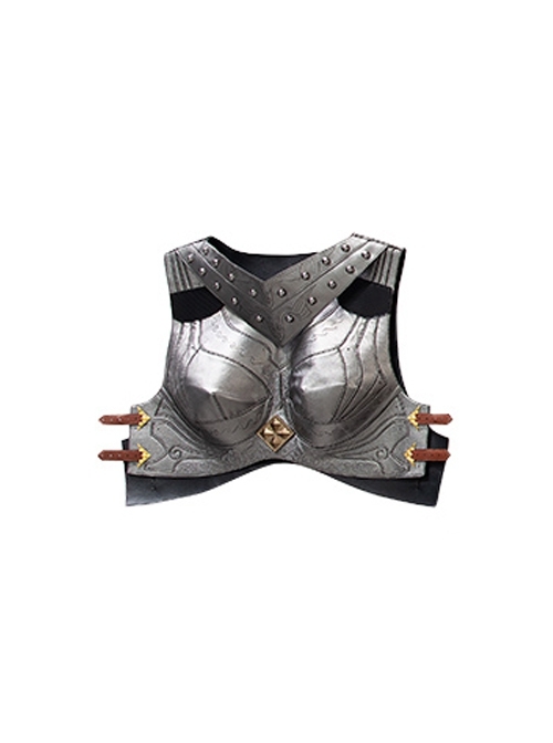 Thor Female Thor Jane Foster Battle Suit Halloween Cosplay Costume Silver Breastplate
