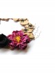 Halloween Christmas Party Easter Red Black Flower Trees Spider Garland Wall Hanging