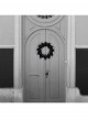Retro Fashion Halloween Black Rose Flower Mesh Garland Door Hanger Wall Hanging