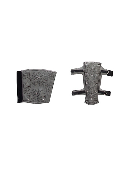 Thor Female Thor Jane Foster Battle Suit Halloween Cosplay Accessories Silver Handguards