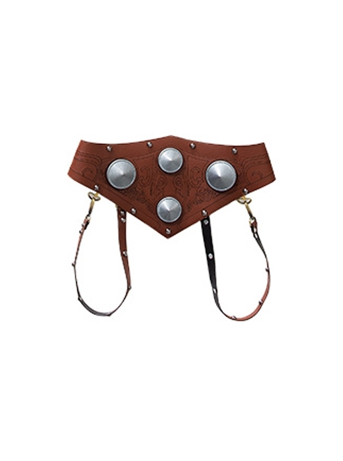 Thor Female Thor Jane Foster Battle Suit Halloween Cosplay Accessories Brown Girdle