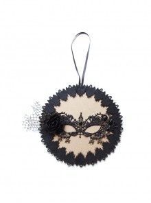 Halloween Mask Spider Black Rose Netting Door Hanging Party Wall Hanging