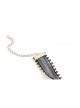 Gothic Punk Retro Fashion Dark Style Black Girdle Cross Female Choker