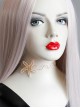Fashion Personality Mermaid Party Masquerade Music Festival Lolita Starfish Queen Gold Choker