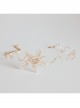 Fashion Personality Mermaid Party Masquerade Music Festival Lolita Starfish Queen Gold Choker
