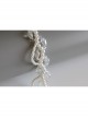 Fashion Baroque White Imitation Pearl Crystal Beaded Bridal Short Necklace
